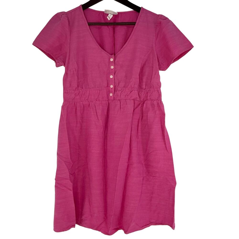 Isabel Maternity Pink Pocket Dress Small